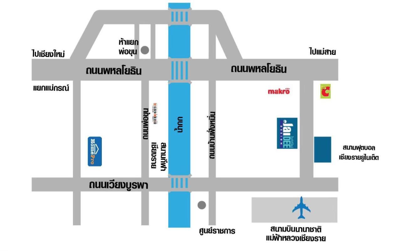 Jaidee Cafe & Hostel Chiangrai Ban Fang Min Dış mekan fotoğraf